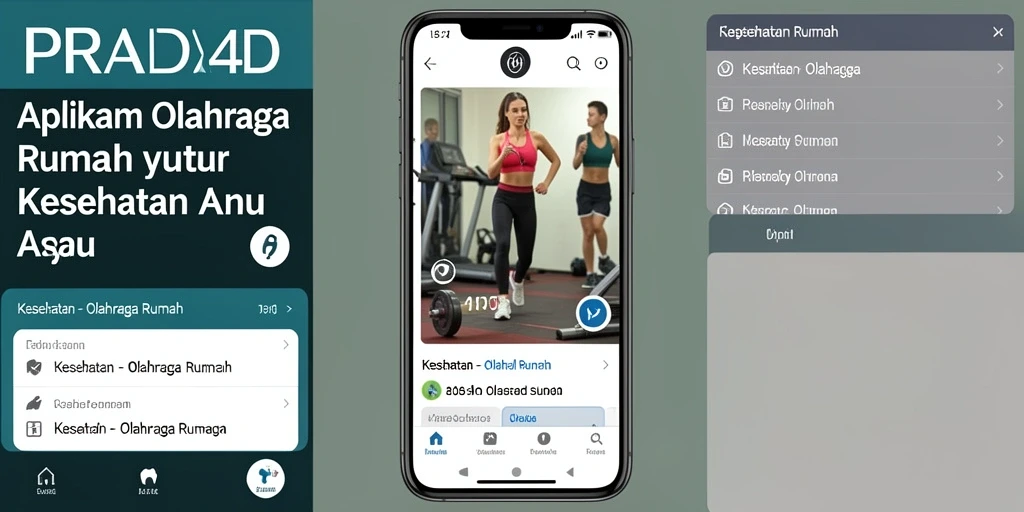 Tampilan antarmuka pengguna PRADA4D yang menarik dan intuitif.