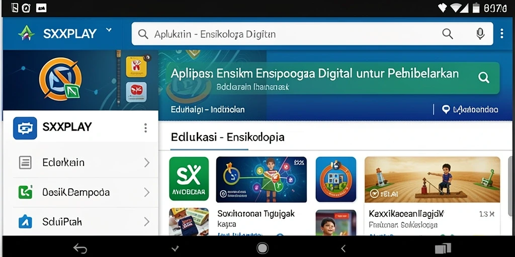 Antarmuka SXXPLAY yang menarik dan fungsional.